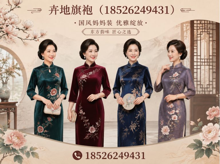 北辰区新中式旗袍展示图